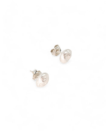 Nugget Silver Stud Earrings Earrings Pruden and Smith   