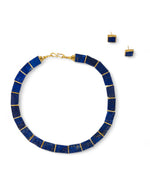 Lapis Lazuli Collar & Stud Set  Pruden and Smith   