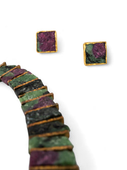 Ruby Zoisite Set  Pruden and Smith   