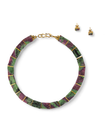 Ruby Zoisite Slim Set  Pruden and Smith   