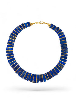 Lapis Lazuli Tab Necklace Necklace Pruden and Smith   