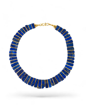 Lapis Lazuli Tab Necklace Necklace Pruden and Smith   