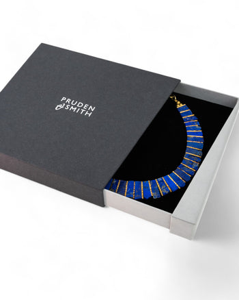 Lapis Lazuli Tab Necklace Necklace Pruden and Smith   