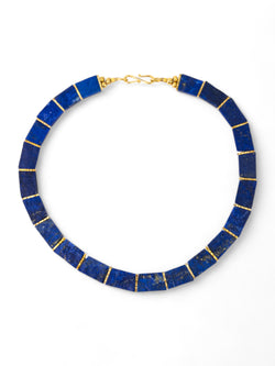 Lapis Lazuli Collar Necklace Necklace Pruden and Smith   