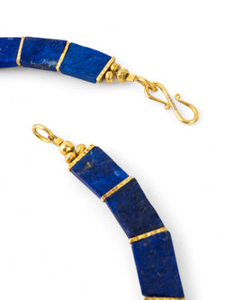 Lapis Lazuli Collar Necklace Necklace Pruden and Smith   