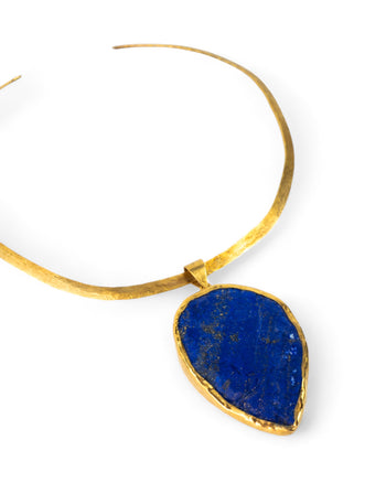 Lapis Lazuli Pendant (70mm) Pendant Pruden and Smith   