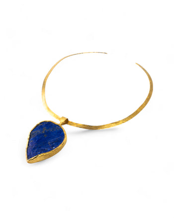 Lapis Lazuli Pendant (70mm) Pendant Pruden and Smith   