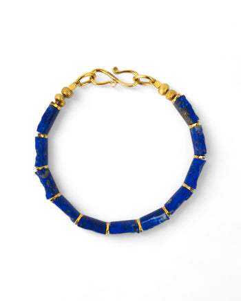 Lapis Lazuli Bracelet (Slim) Bracelet Pruden and Smith   