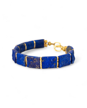 Lapis Lazuli Bracelet (Slim) Bracelet Pruden and Smith   