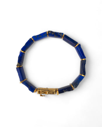 Lapis Lazuli Gold Bracelet Bracelet Pruden and Smith   