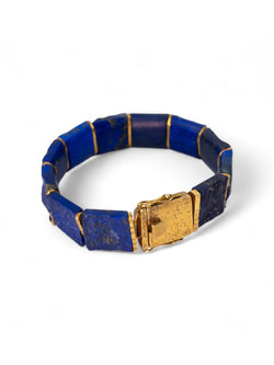 Lapis Lazuli Gold Bracelet Bracelet Pruden and Smith   