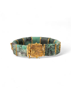 Rough Brazilian Emerald Bracelet Bracelet Pruden and Smith   