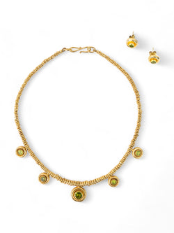 Roman Peridot Set  Pruden and Smith   