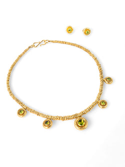 Roman Peridot Set  Pruden and Smith   