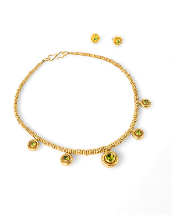 Roman Peridot Set  Pruden and Smith   