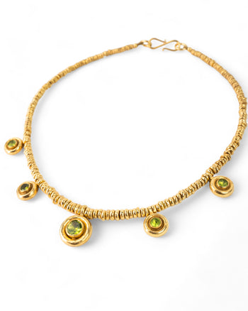 Roman Peridot Set  Pruden and Smith   