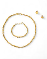 Nugget Yellow Gold Set  Pruden and Smith   