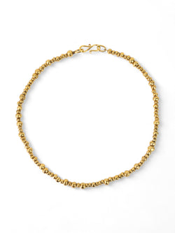 Random Nugget Yellow Gold Necklace Necklace Pruden and Smith   