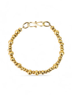 Random Nugget Solid 9ct Gold Bracelet Bracelet Pruden and Smith   