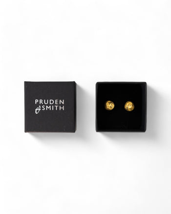 Nugget 9ct Yellow Gold Stud Earrings (8mm) Earrings Pruden and Smith   