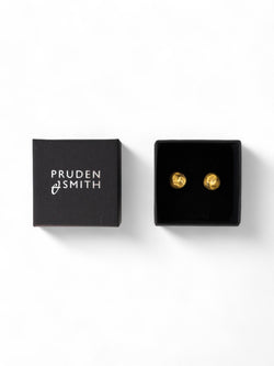 Nugget 9ct Yellow Gold Stud Earrings (12mm) Earrings Pruden and Smith   