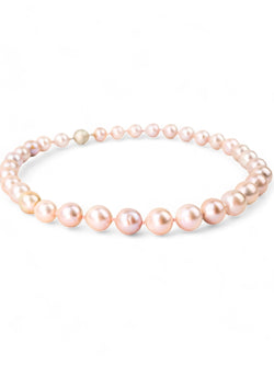 Pink Pearl Necklace (13mm) Necklace Pruden and Smith