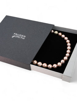 Pink Pearl Necklace (13mm) Necklace Pruden and Smith