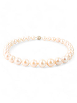 Pink Pearl Necklace (13mm) Necklace Pruden and Smith