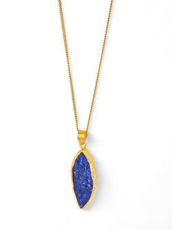 Lapis Lazuli Marquise Pendant Pendant Pruden and Smith   