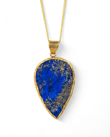 Lapis Lazuli Pendant (Large) Pendant Pruden and Smith   