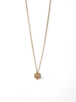 Revolved Claw Yellow Gold Morganite Pendant Pendant Pruden and Smith   