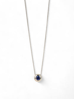 Pebble White Gold Tanzanite Pendant Pendant Pruden and Smith   