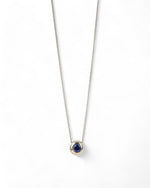 Pebble White Gold Tanzanite Pendant Pendant Pruden and Smith   