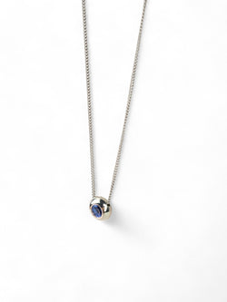 Pebble White Gold Tanzanite Pendant Pendant Pruden and Smith   