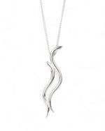 Two Strand Water Silver Pendant Pendant Pruden and Smith   