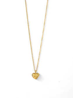 Nugget 9ct Yellow Gold Heart Pendant Pendant Pruden and Smith   