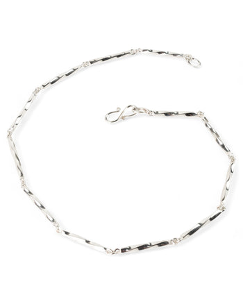 Twisted Silver Chain Necklace Necklace Pruden and Smith   