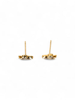 Water Bubbles Yellow Gold Diamond Stud Earrings Earrings Pruden and Smith   