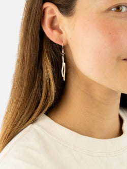 Trap Gold and Silver Drop Earrings Earrings Pruden and Smith   