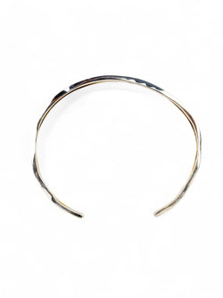 Trap Mixed Metal Solid Gold Diamond Bangle Bangle Pruden and Smith   