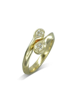 Moi et Toi Platinum Diamond Ring Ring Pruden and Smith 18ct Yellow Gold  
