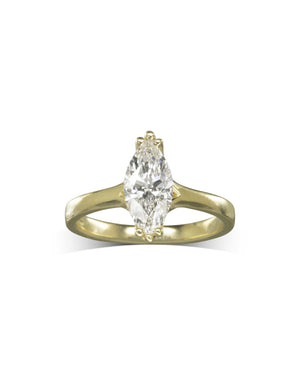 Marquise Diamond Engagement Ring Ring Pruden and Smith   