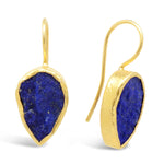 Lapis Lazuli Drop Earrings (15mm) Earrings Pruden and Smith   