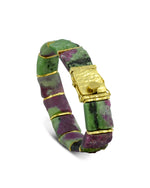 Rough Ruby Zoisite Bracelet Bracelet Pruden and Smith   