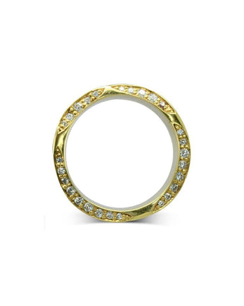 On The Edge Diamond and Sapphire Eternity Ring Ring Pruden and Smith   