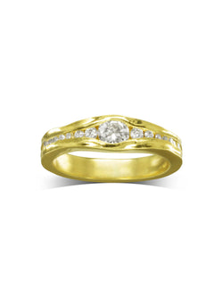 Trap Diamond Engagement Ring (4mm) Ring Pruden and Smith   