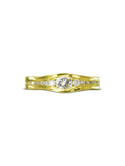 Trap Diamond Engagement Ring (4mm) Ring Pruden and Smith   