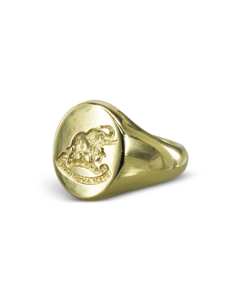 Seal Engraved Gold Signet Ring Ring Pruden and Smith   