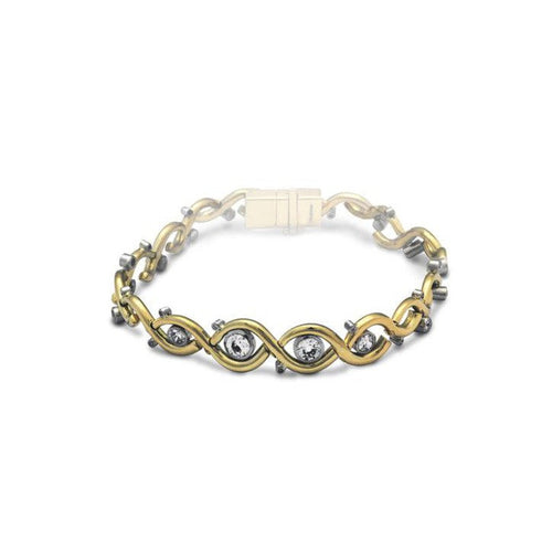 Bespoke Gold Platinum and Diamond Bracelet  Pruden and Smith   