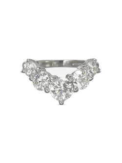 Wishbone Half Eternity Diamond Ring (2.2ct) Ring Pruden and Smith